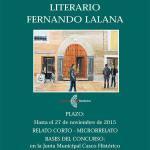 Concurso XX Literario Fernando Lalana