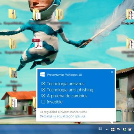 Windows se pone agresivo! Instala Windows 10 o te saco los ojos !!!