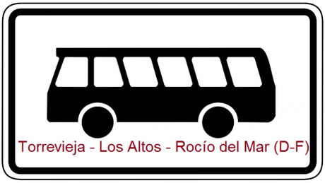Horarios de autobuses de Torrevieja (Línea D-F).