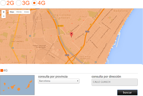 ¿Como verifico si mi Dirección cuenta con cobertura 4G de Jazztel?