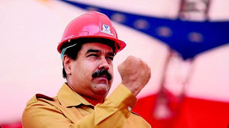 (EFE) Maduro en un acto de gobierno este miércoles en el estado Bolívar (Venezuela).