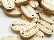 Etiquetas madera “Hand Made”