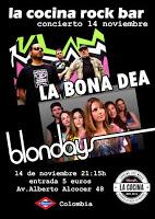 Concierto de La bona dea y Blondays en La Cocina Rock
