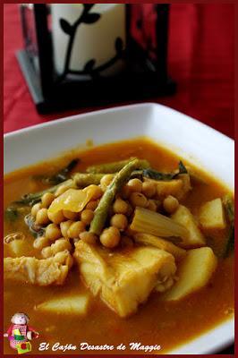 POTAJE DE GARBANZOS Y TRIGUEROS - 12 RECETAS, 12 BLOGUERS POTAJE DE GARBANZOS Y TRIGUEROS - 12 RECETAS, 12 BLOGUERS