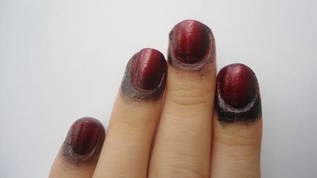 MANICURA CONJUNTA.  #Retocolorescosasdechicas.    #rojo