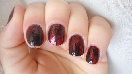 MANICURA CONJUNTA.  #Retocolorescosasdechicas.    #rojo