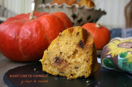 bundt cake de calabaza, bizcocho de calabaza