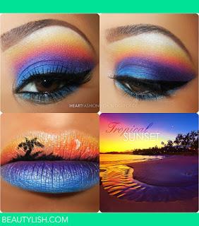 Maquillaje de ojos Tropical Eyes, Nueva tendencia!!