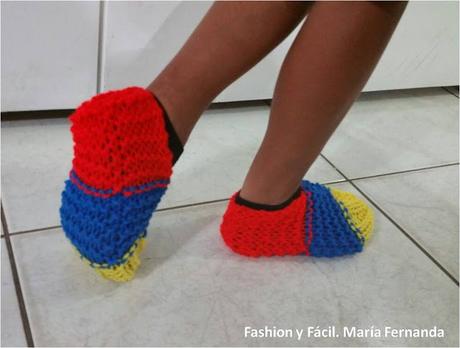 Unos slippers tejidos para soñar (Hand-Knitted slippers to dream)