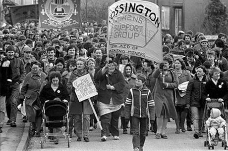 Grupo de mujeres de apoyo a los mineros. Rossington, junio de 1984