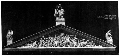 El frontón de la Biblioteca Nacional. Madrid, 1892-1903