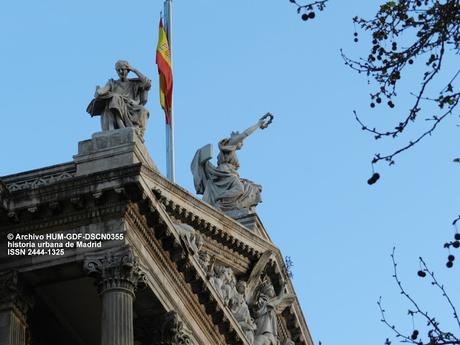 El frontón de la Biblioteca Nacional. Madrid, 1892-1903
