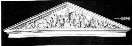 El frontón de la Biblioteca Nacional. Madrid, 1892-1903