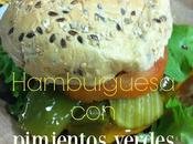 Hamburguesa Pimientos Verdes Fritos Cheddar