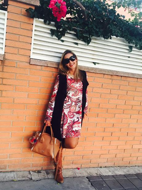 Dress & Unsleeved Coat