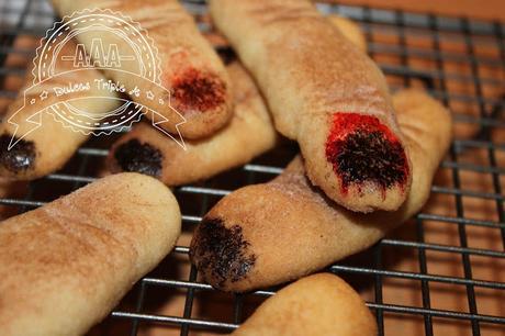 Galletas para Halloween Dedos de Brujas