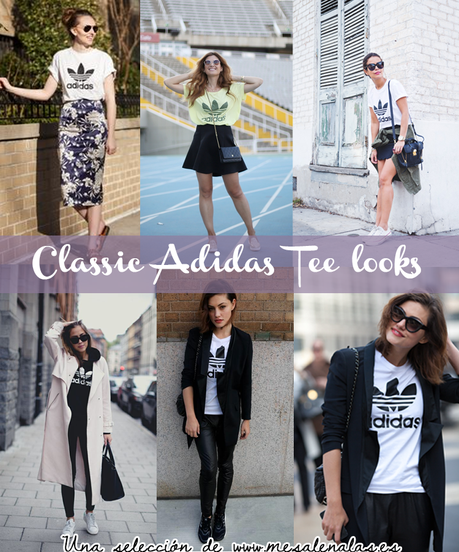 CLASSIC ADIDAS TEE LOOKS