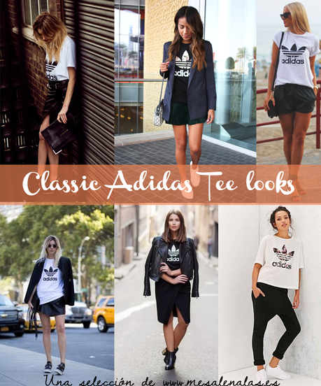 CLASSIC ADIDAS TEE LOOKS