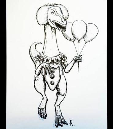 El inktober mesozoico de Rembrand Le Compte