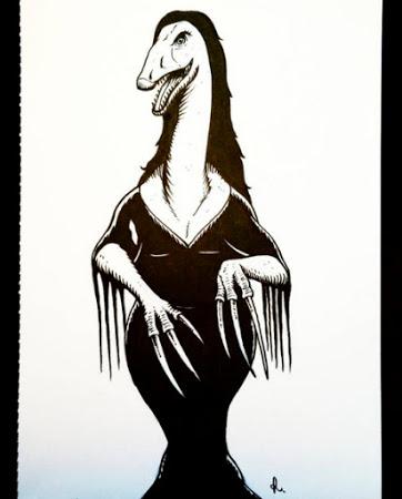 El inktober mesozoico de Rembrand Le Compte