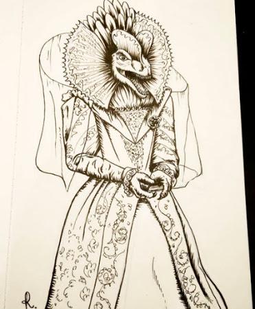 El inktober mesozoico de Rembrand Le Compte