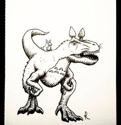 El inktober mesozoico de Rembrand Le Compte