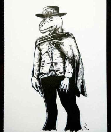 El inktober mesozoico de Rembrand Le Compte