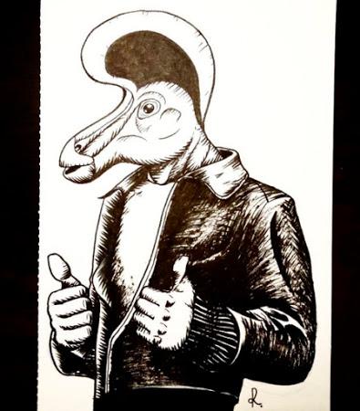 El inktober mesozoico de Rembrand Le Compte