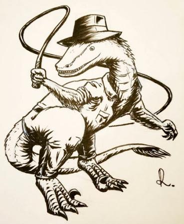 El inktober mesozoico de Rembrand Le Compte