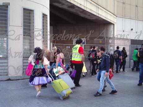 SALÓN DEL MANGA, A LA BARCELONA D' ABANS, D' AVUI I DE SEMPRE...2-11-2015...!!!