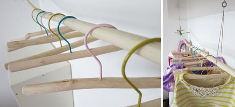 Decorar en familia_Diy colgador y perchas de rama + sorteo Diariodeco7