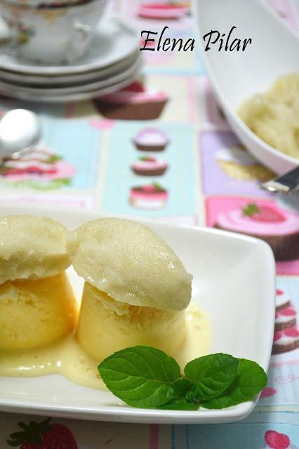 Parfait de yogur con granizado de miel