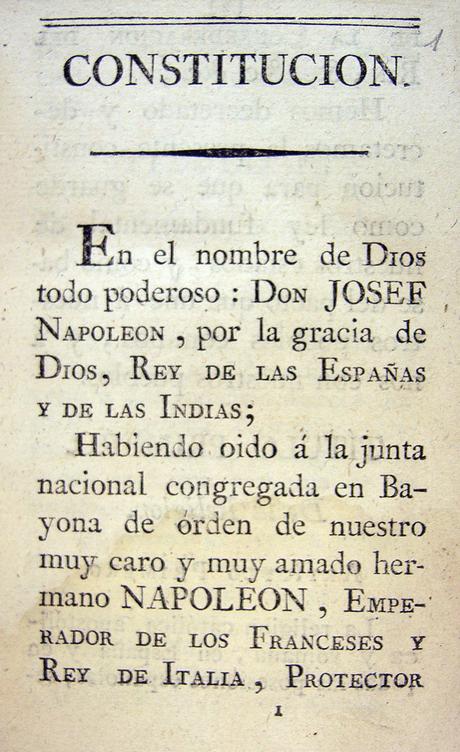 UN ERROR DE NAPOLEÓN: LA INTERVENCIÓN EN ESPAÑA