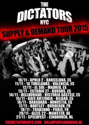 The Dictators vuelven a España para dar siete conciertos