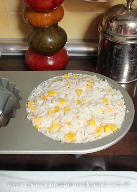 Ensalada marroqui con verduras y arroz سلطة الجردة