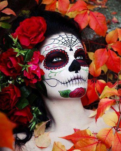 La Catrina mexicana: inspiraciones de maquillaje: 