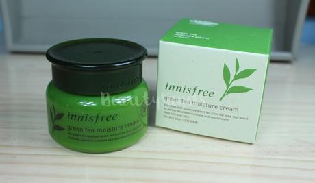 innisfree green tea moisture cream