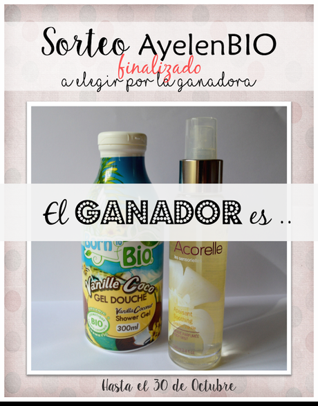 Ganadora del Sorteo AyelenBio