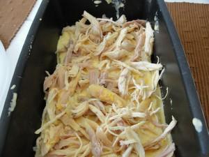 Receta Soufflé de pollo y verduras. pollo