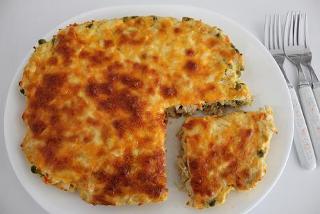 Receta Soufflé de pollo y verduras. souffle