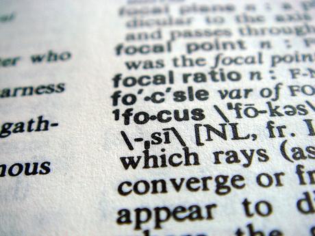 Dictionary focus by Chris Dlugosz