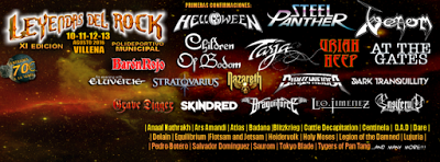 Leyendas del Rock 2016 suma a Children of Bodom, Tarja, Stratovarius, Leo Jiménez, Ars Amandi...