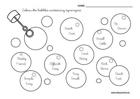 BUBBLES SYNONYMS