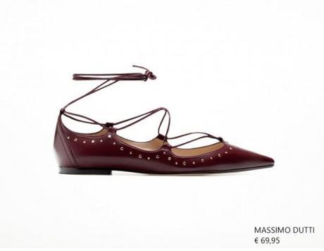 Zapatos de la temporada, los modelos con cuerdas que màs les gusta a las fashion-adictas… MASSIMO SANDALIAS BAILARINAS CON UNTA FINA Y CUERDAS PARA CRUZAR EN LAS PIERNAS