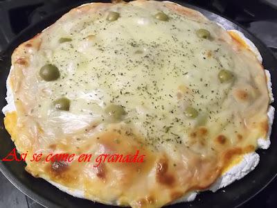 Masa para pizzas sin gluten