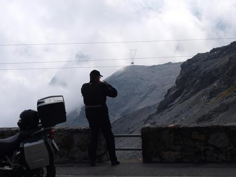 Mapa de la subida y cruce en moto del Paso del Stelvio o Stilfser Joch con nuestras GS 1200 Adventure y Tiger 1200 .