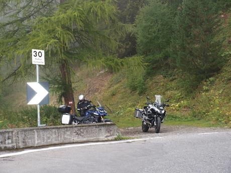 Mapa de la subida y cruce en moto del Paso del Stelvio o Stilfser Joch con nuestras GS 1200 Adventure y Tiger 1200 .