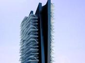 Arquitectura apunta cielo: torres diseñadas a-cero