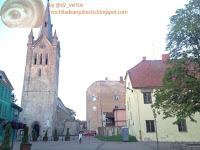 El pueblo de Cesis en Gaujas y su castillo