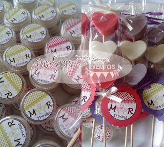 piruletas jabón balsamo labial personalizado